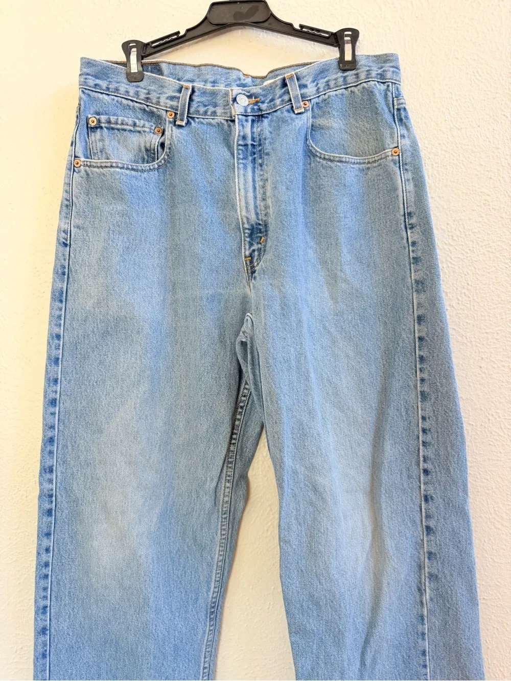 Levi’s 569 loose straight fit light wash jeans